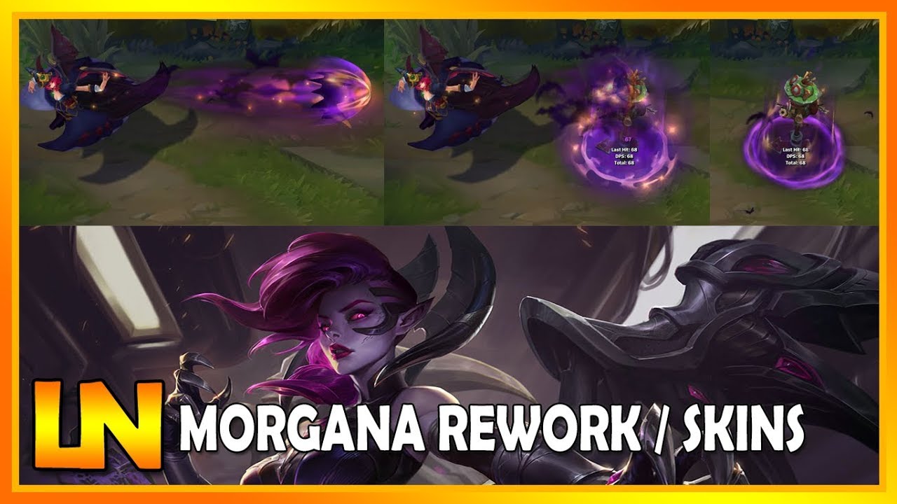 Morgana Rework - All New Skins - Splash Arts Season 9 [Champion Update] - League of Legends 2019