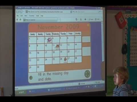 Morning Meeting using the SMART Board Part 1