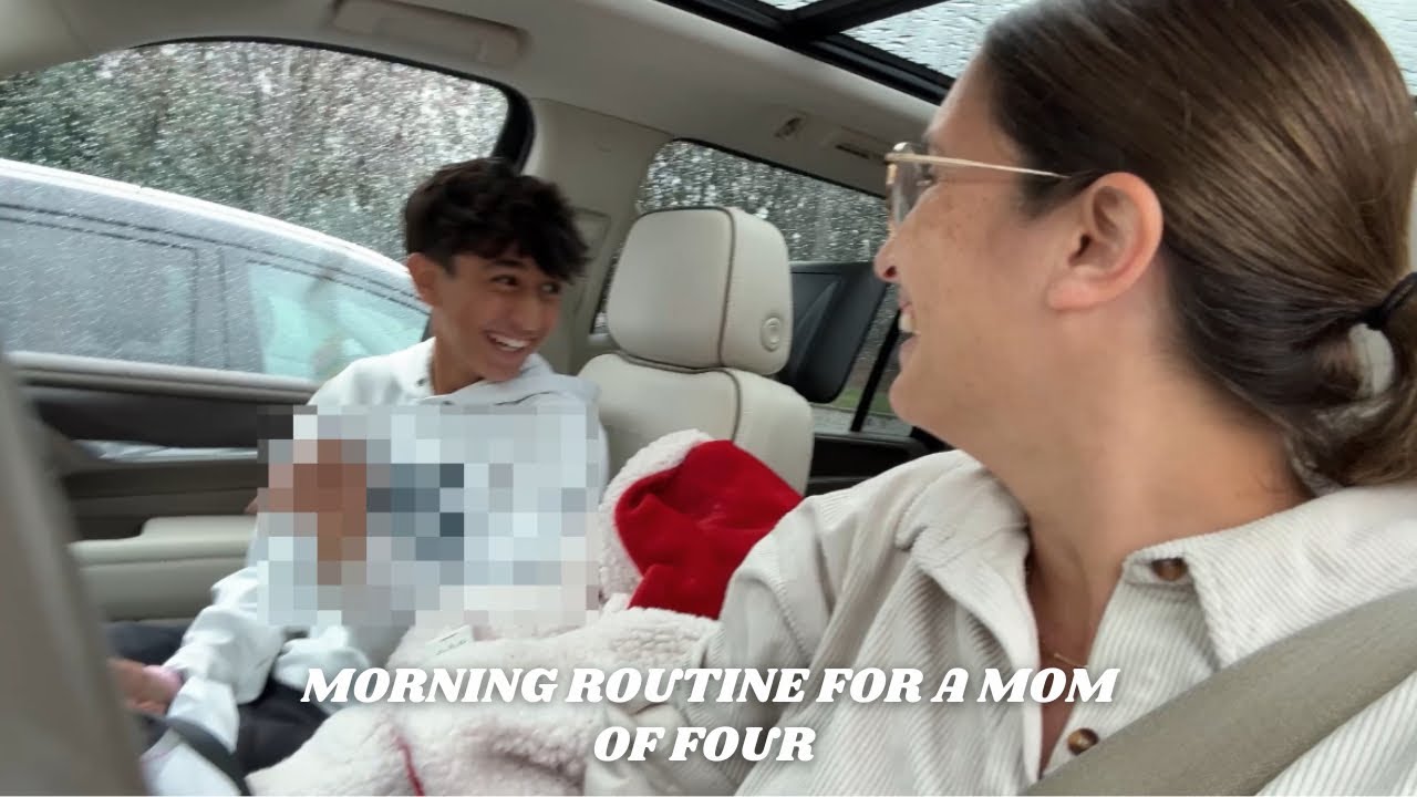 Morning routine for a mom of four