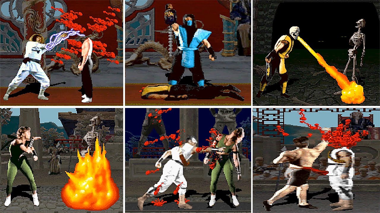 Mortal Kombat 1 - (Arcade) All Fatalities
