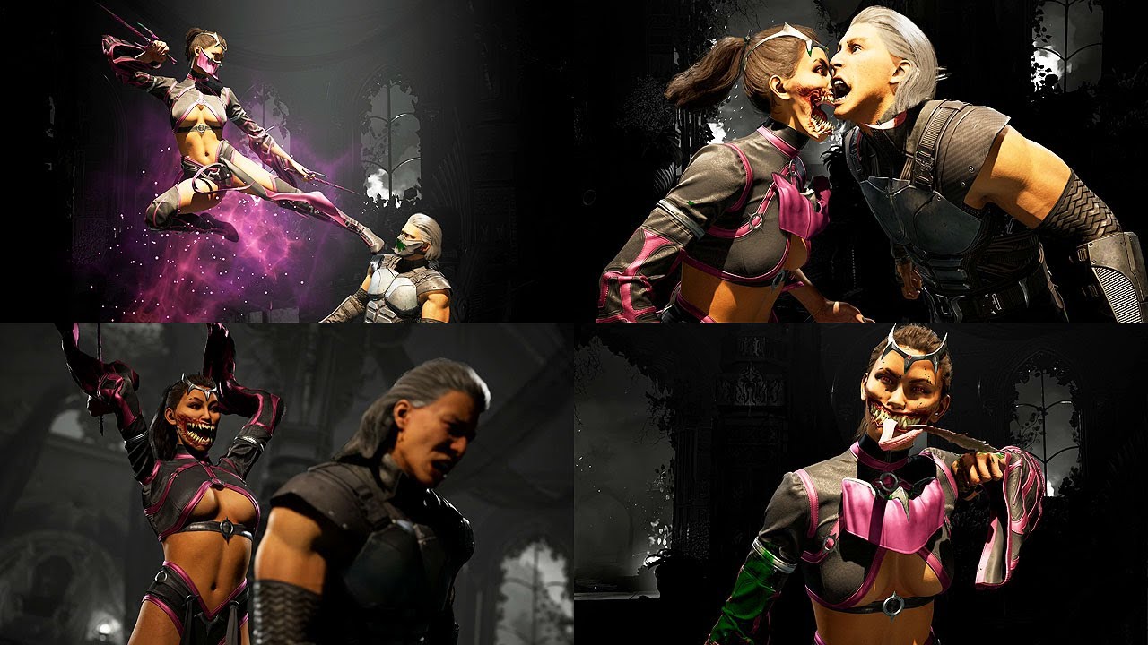 Mortal Kombat 1 Khaos Reigns - Mileena ALL NEW BRUTALITIES & FATALITIES @ 4K 60ᶠᵖˢ ✔