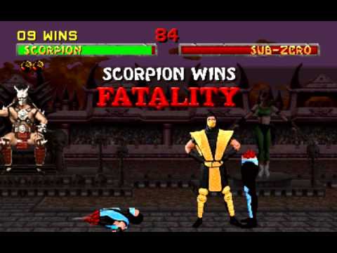 Mortal Kombat 2 - Scorpion Arcade playthrough