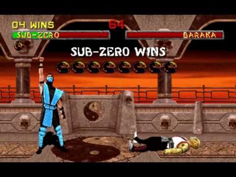 Mortal Kombat 2 - Sub-Zero Arcade playthrough