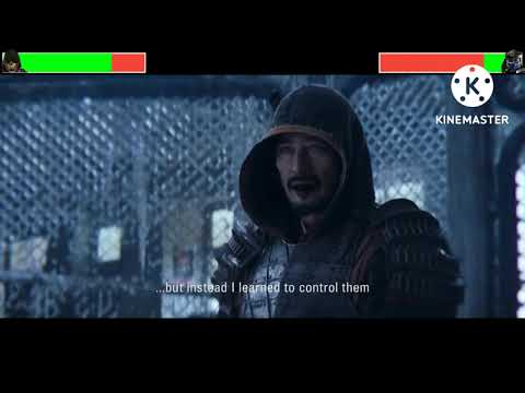 Mortal Kombat (2021) Scorpion vs. Sub Zero With Healthbars