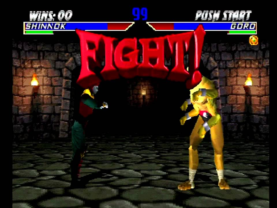 Mortal Kombat 4 (PlayStation) Arcade as Shinnok