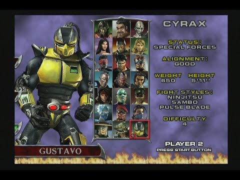 Mortal Kombat Deadly Aliance (PS2) - Cyrax - Arcade Mode