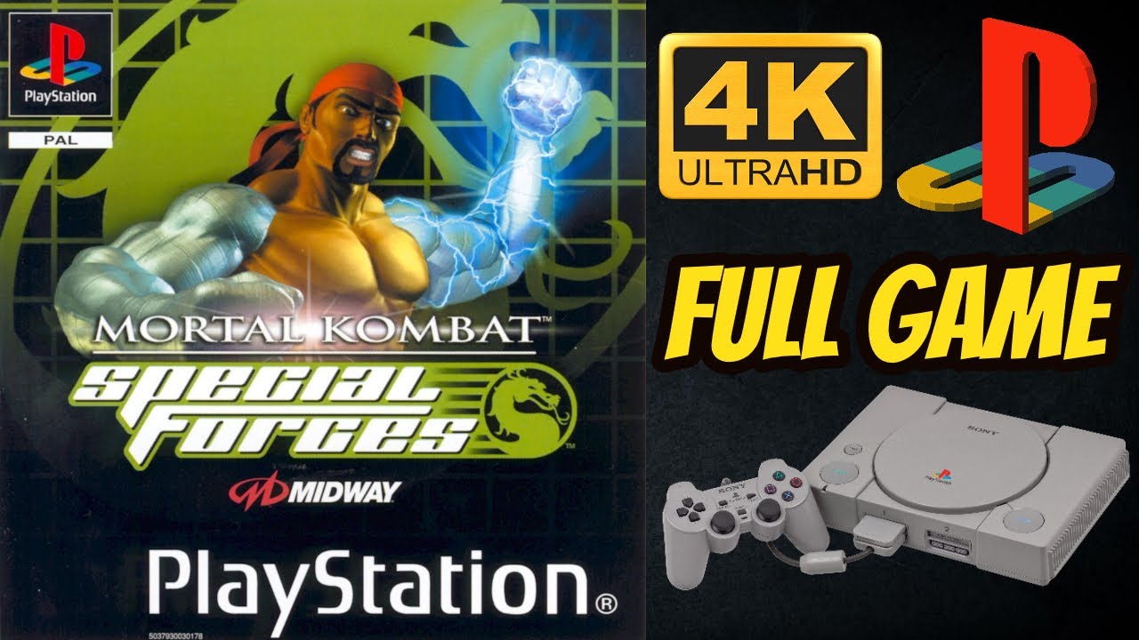 Mortal Kombat: Special Forces | 4K60ᶠᵖˢ UHD🔴| PS1 | Longplay Walkthrough Playthrough Full Movie Game