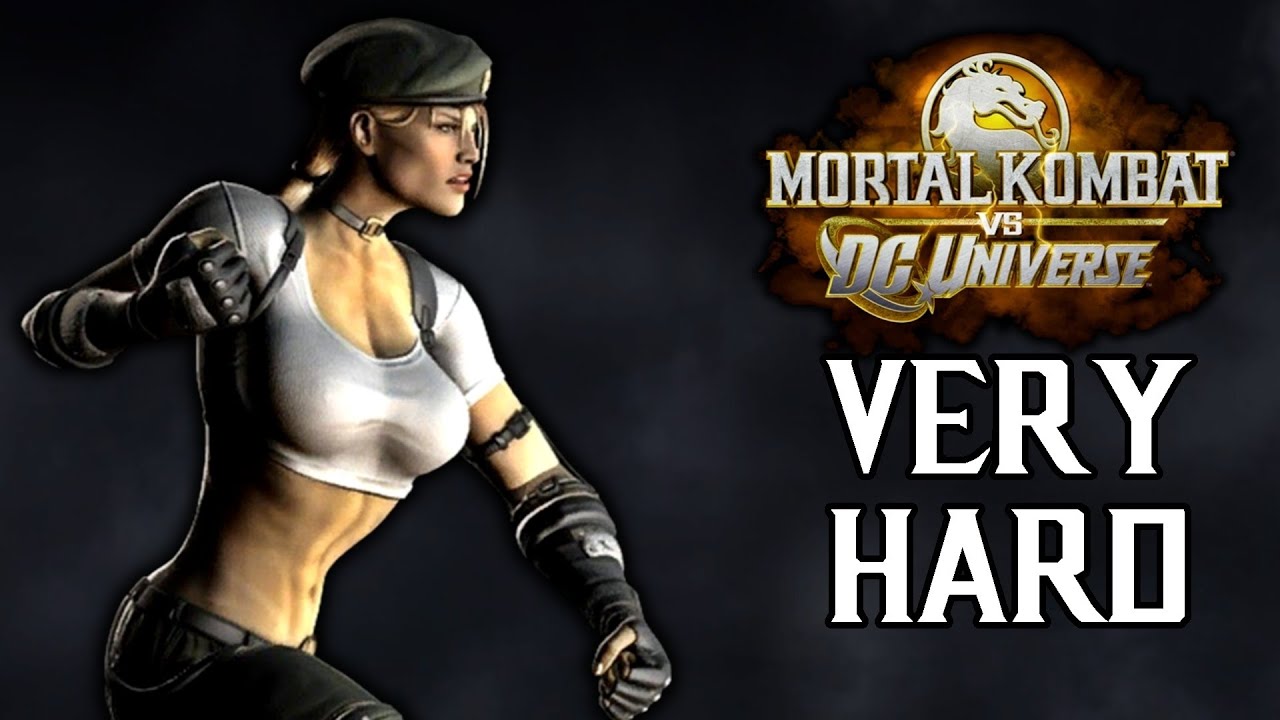 Mortal Kombat Vs. DC Universe - Sonya Arcade Mode (VERY HARD) NO MATCHES LOST