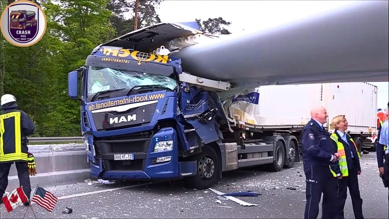Most BRUTAL Truck Crash Compilation (2025) | Drivers Got What They Deserved