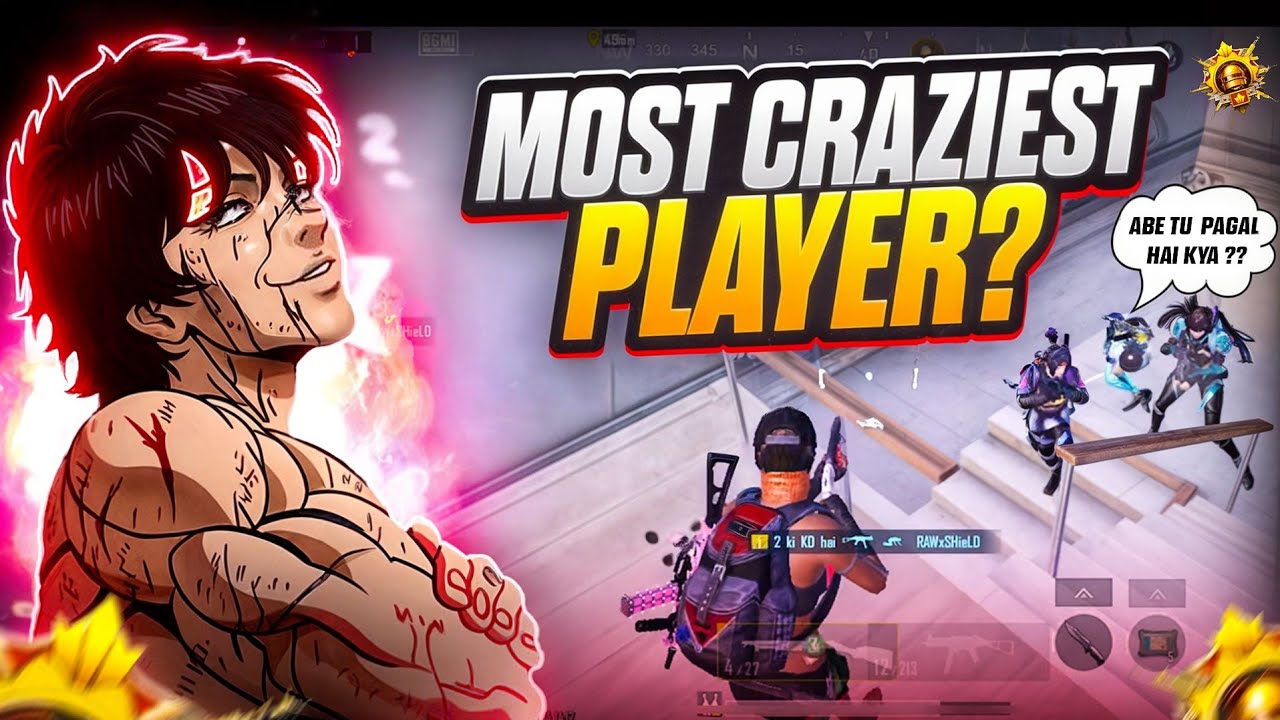 Most Craziest Player ? Wmax 🔥- Fastest 3 finger player | BGMI - PUBG MOBILE
