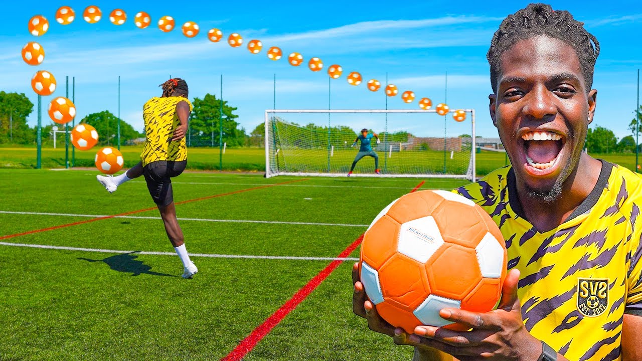 MOST OVERPOWERED FOOTBALL vs PRO KEEPER!!