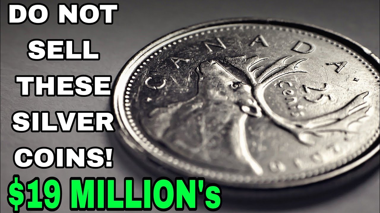 Most Valuable TOP 10 CANADA 25 Cents coin in history-Silver Coins worth money!