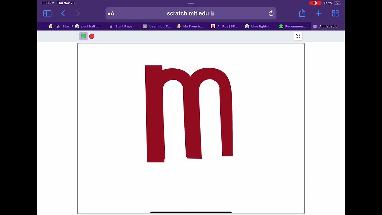 (MOST VIEWED VIDEO) alphabet jolly band (one of my old projects on scratch)