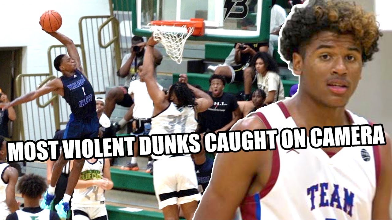 MOST VIOLENT DUNKS IN HS BASKETBALL HISTORY!