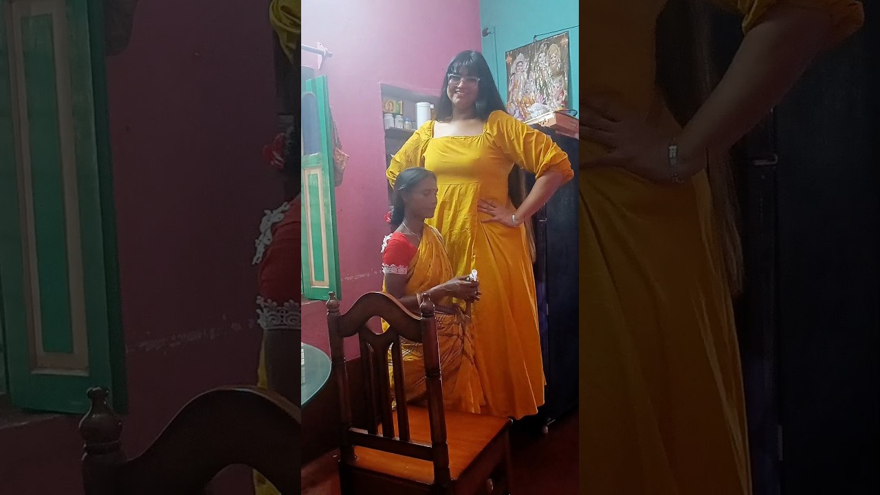 Most viral tall girl #youtubeshorts #tallgirl #funny #viralvideo #tall #longhairstyles
