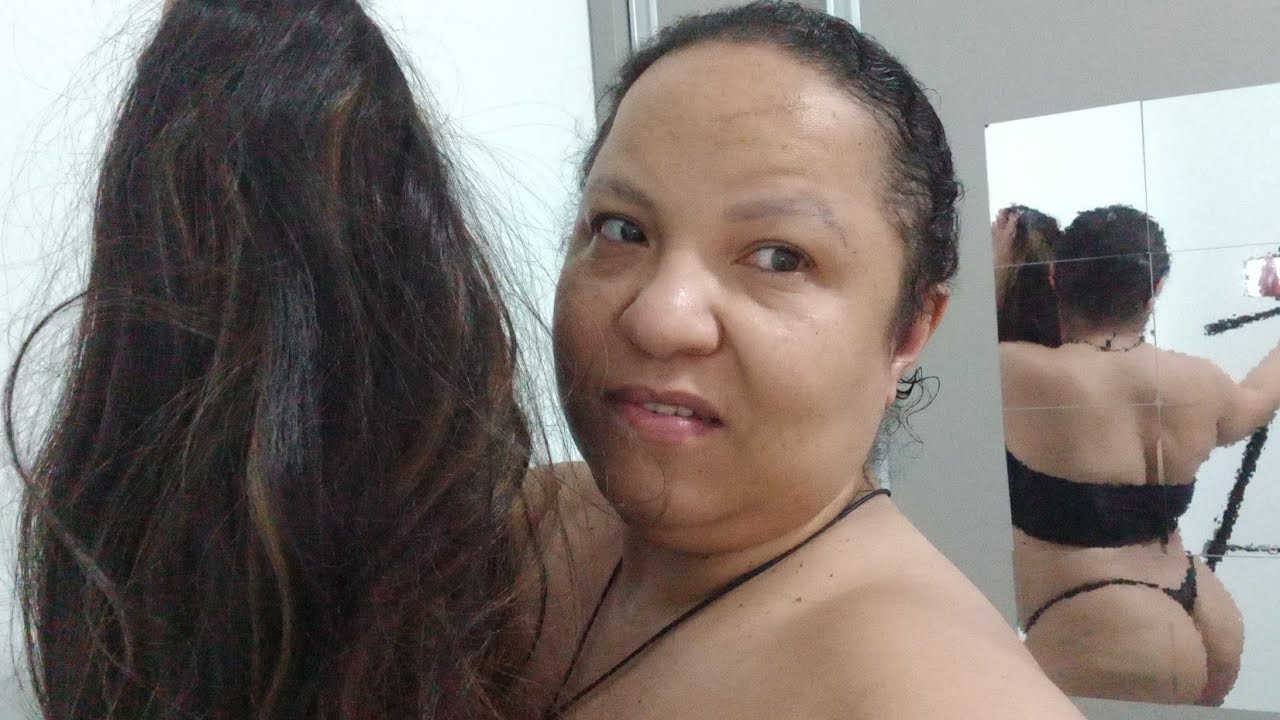 mostrando minha peruca nova pra vcs
