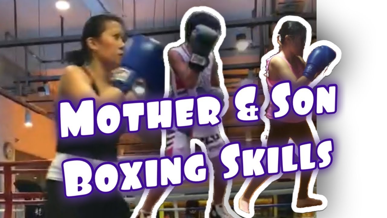 Mother & Son Boxing Sports