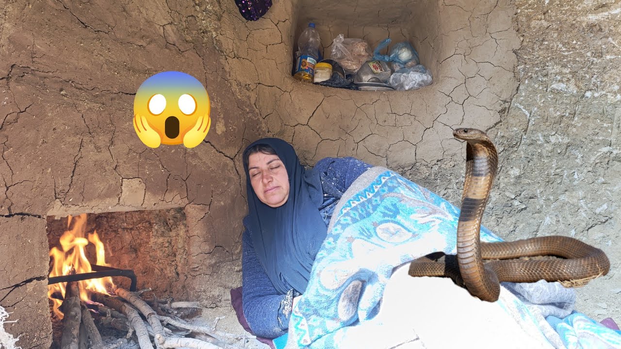 MOTHER SURVIVES DEADLY SNAKE & SNOWSTORM IN CURSED CAVE! *FOUND REAL TREASURE* 😱😱😱