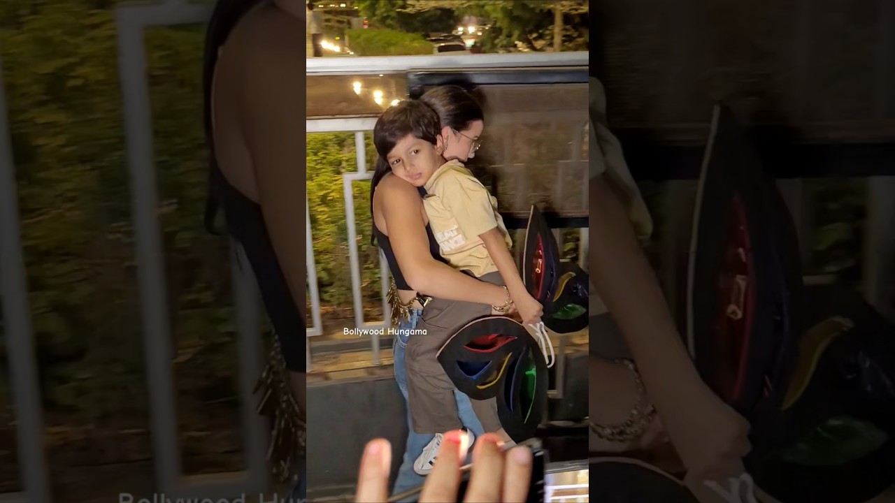 MOTHER'S LOVE #natasastankovic hold her #son in arms #hardikpandya #shorts