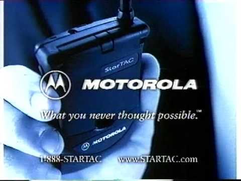 Motorola Startac TV Ad 1996