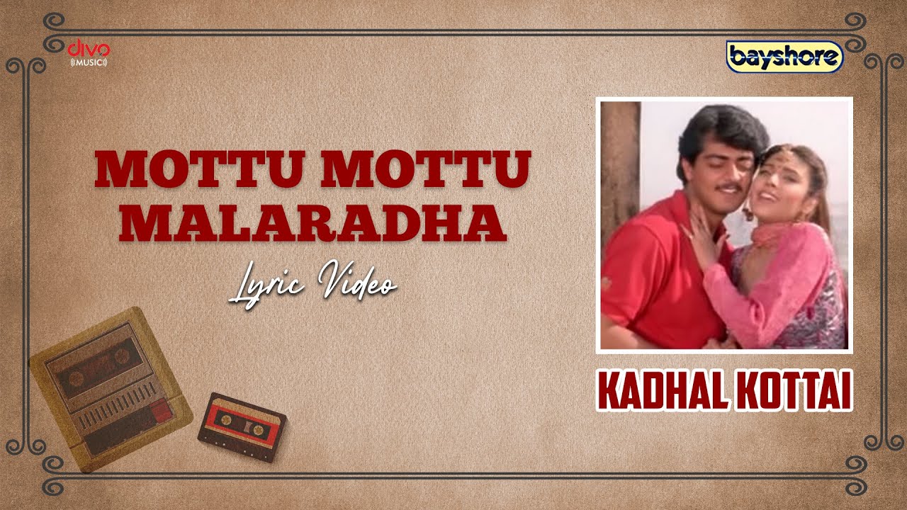 Mottu Mottu Malaradha | Kadhal Kottai | Ajith | Devayani | Heera | Deva |