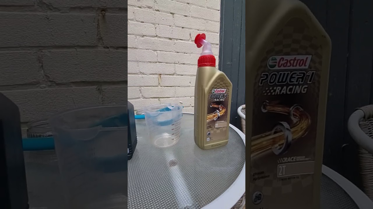 MOTUL 710 VS CASTROL POWER 1 RACING 2 Stroke oil comparison #dirtbike #yz #motorcycle #engine
