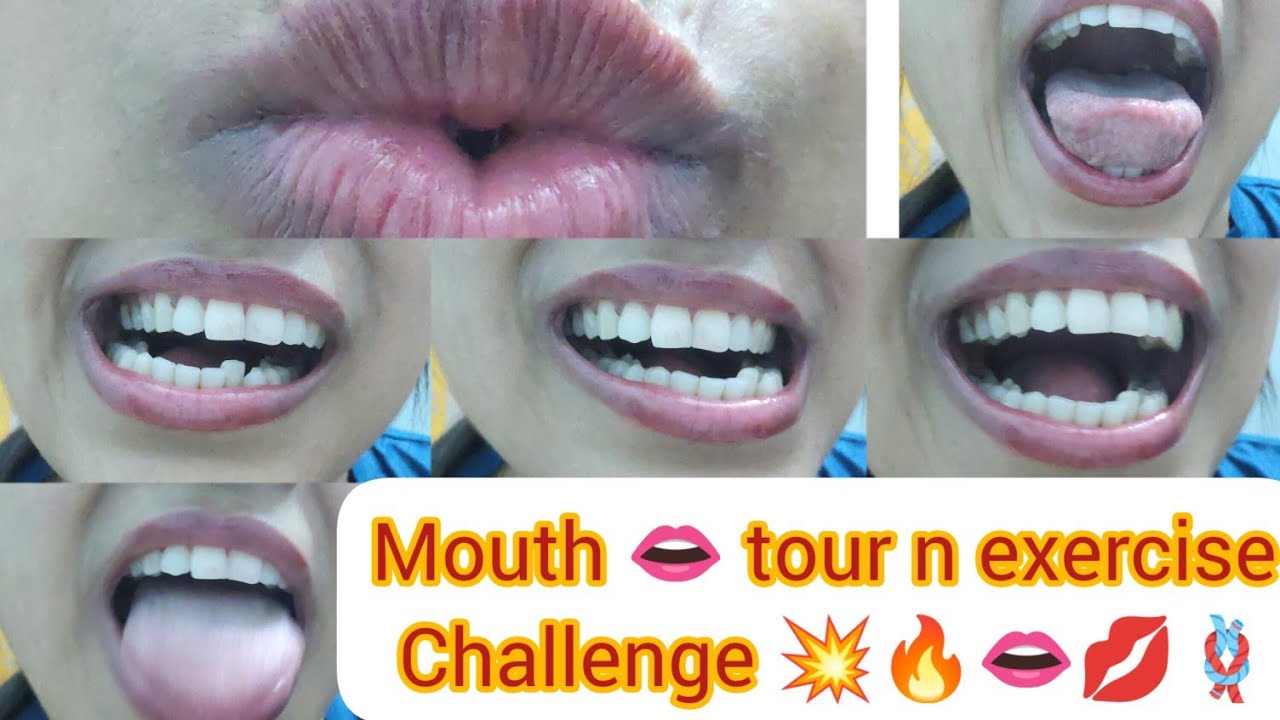 Mouth 👄 inside tour & exercise twisting 🪢 challenge 💥🔥 ( zoom)#mostpopular🤪😁😂🤣@sarmisthasvlogs739