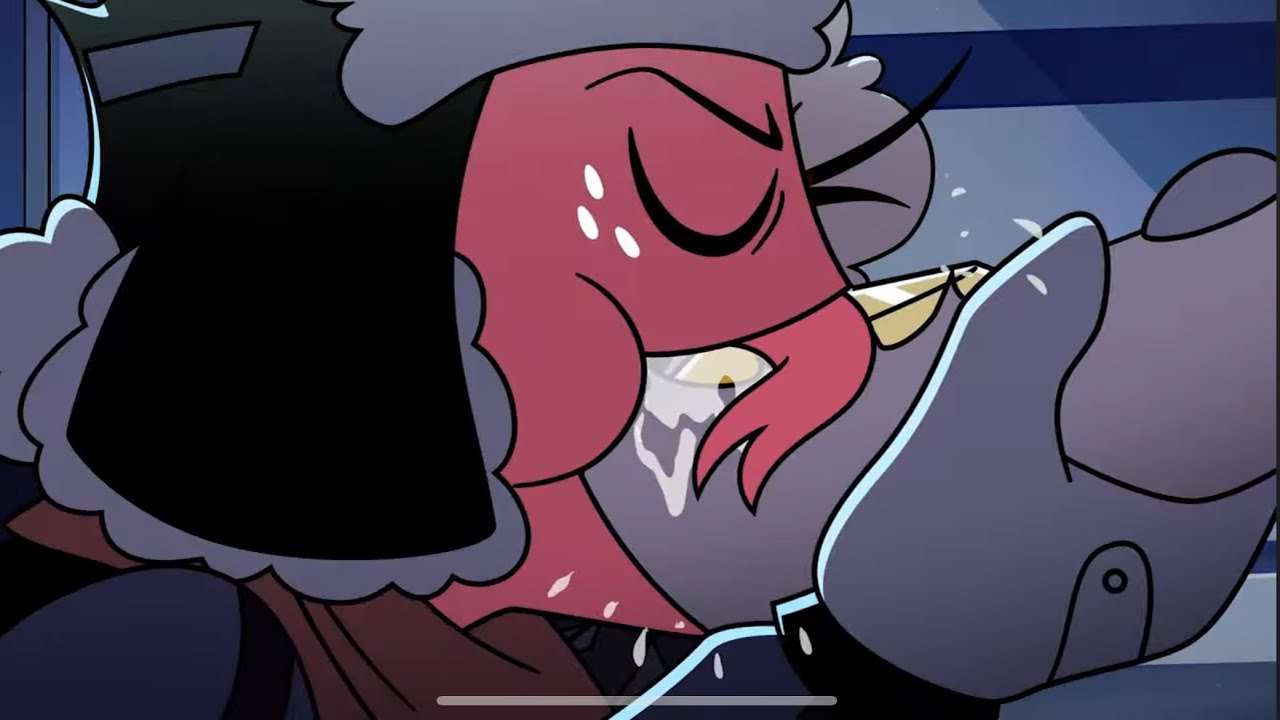 Moxxie licking Blitzo hand!! 🥵🥵🥵//Helluva Boss//