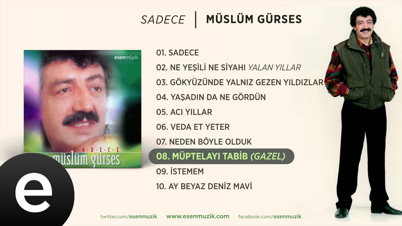 Müptelayı Tabib (Müslüm Gürses) Official Audio #müptelayıtabib #müslümgürses - Esen Müzik