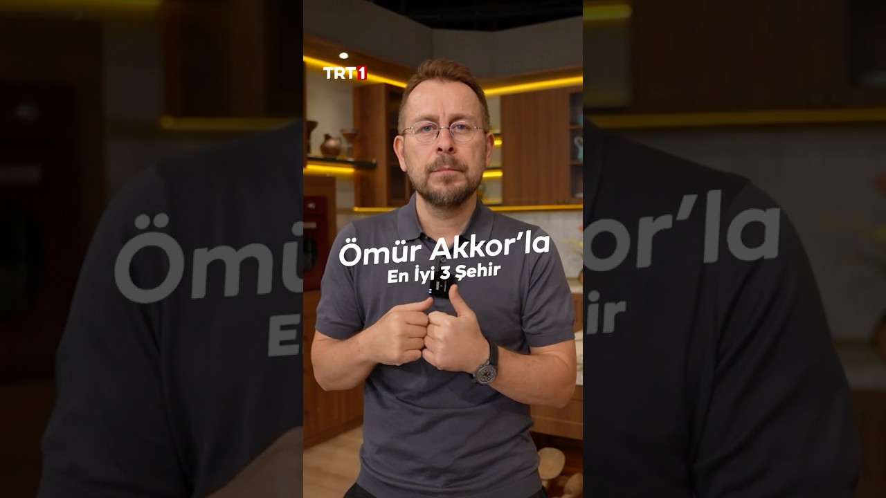 Ömür Akkor, gastronomik açıdan en iyi şehirleri sıralıyor. #trt1 #shorts