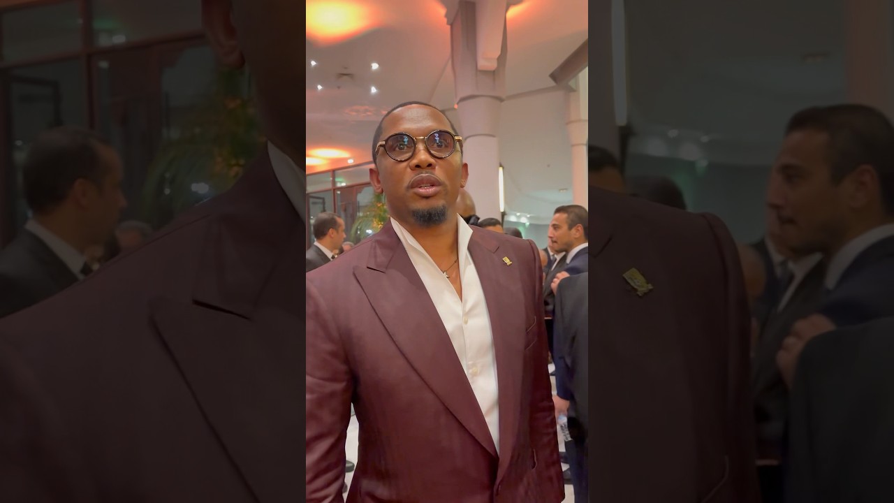 MR SAMUEL ETO’O IS IN THE HOUSE 🇨🇲👑 #football #etoo #cafawards2024 #soccer
