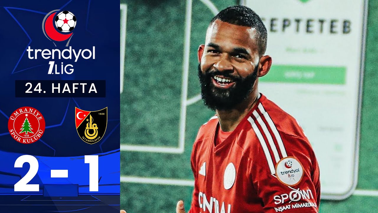 Ümraniyespor (2-1) İstanbulspor - Highlights/Özet | Trendyol 1. Lig - 2024/25