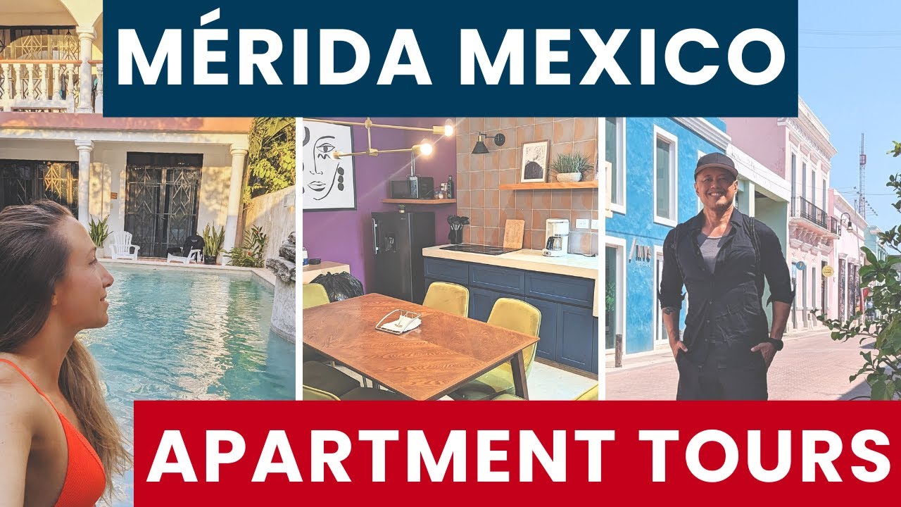 Mérida Mexico: 4 Stunning & Affordable Rentals for Expats | Apartment Tour 2025