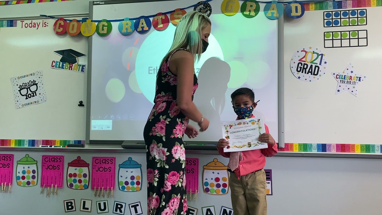 Mrs. Aley’s Kindergarten Class Awards 2021