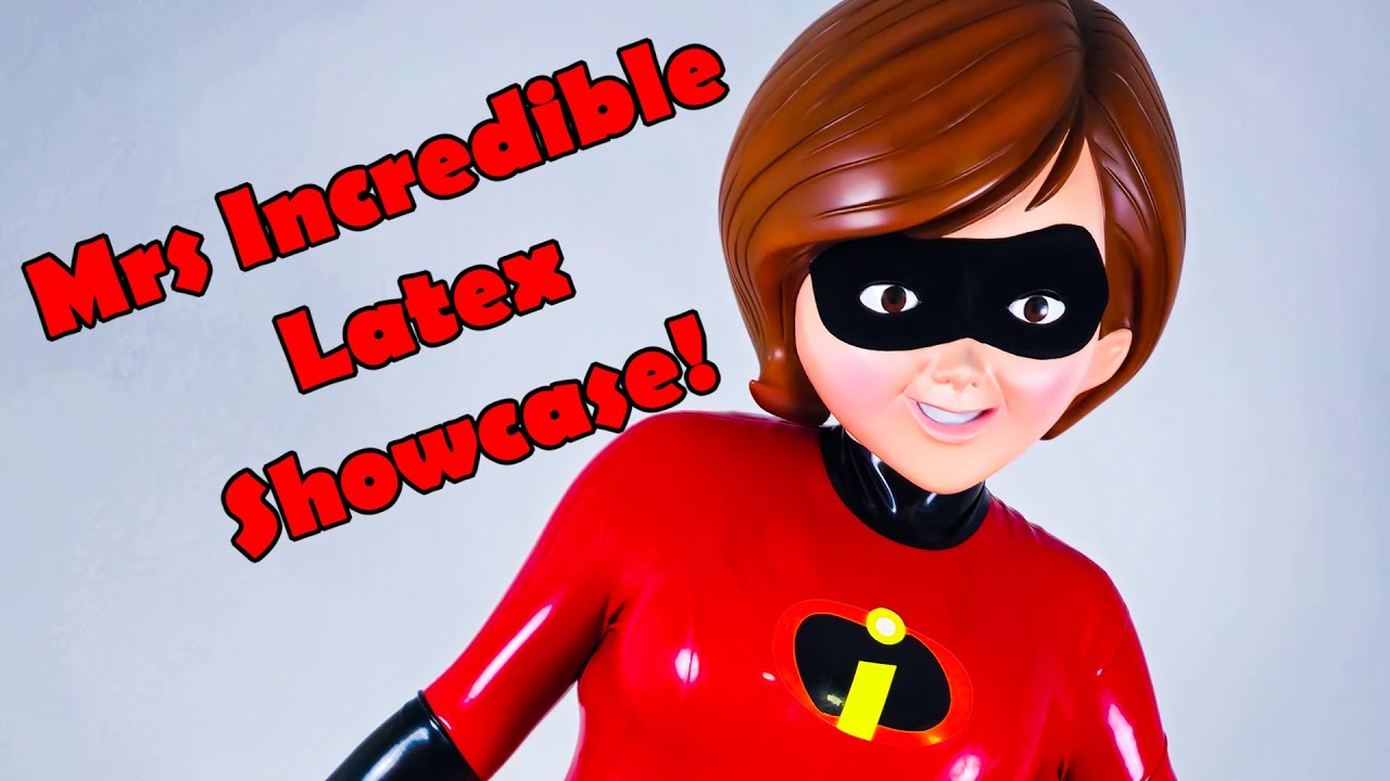 Mrs. Incredible Latex Suit Showcase! #costume #cute #cosplay #cosplaygirl #panorama #showcase #model