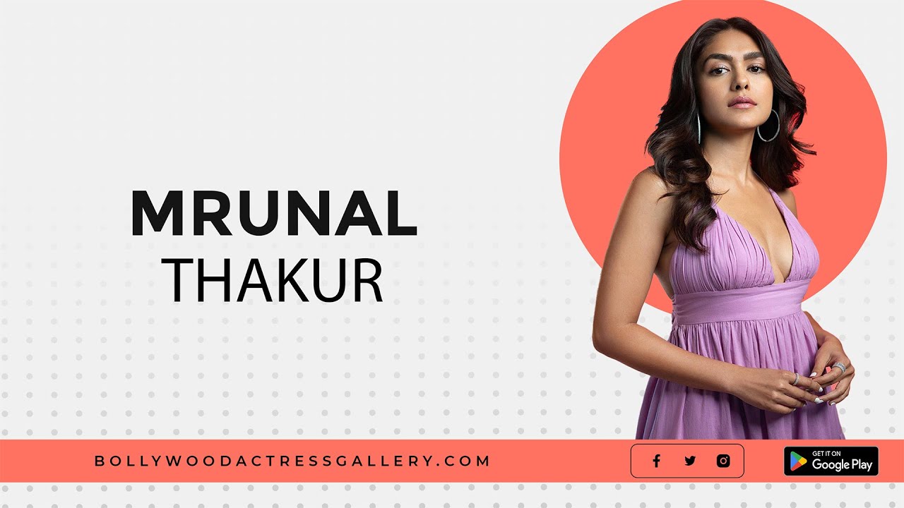 Mrunal Thakur - Bollywood Indian Actress Photoshoot vertical Video in 4K