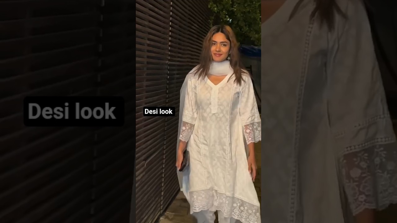 mrunal thakur arrives for a wedding party in Juhu, look very pretty and beautiful #shorts #trending