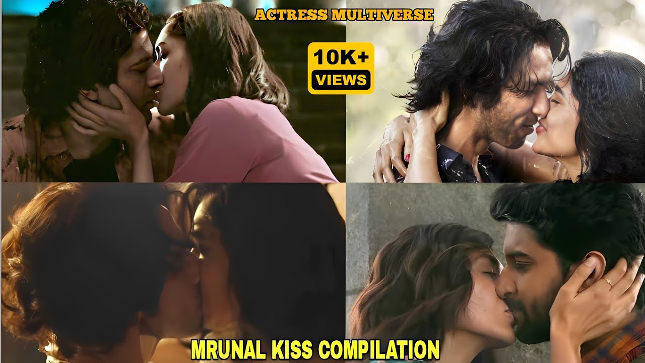 MRUNAL THAKUR BEAUTIFUL KISSES | MRUNAL THAKUR| COMPILATION| ACTRESS MULTIVERSE