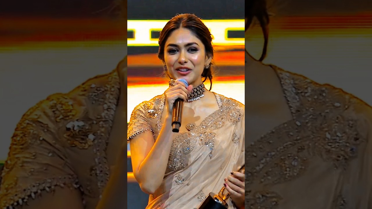 Mrunal Thakur's Heartwarming Moments with Baby Kiara & Nani After Winning Best Actress Critics Award