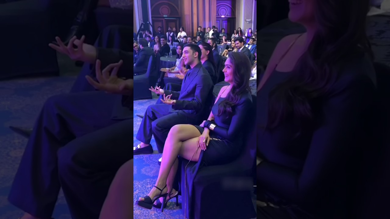 mrunalthakur hot thighs show in balck#actress_new_video