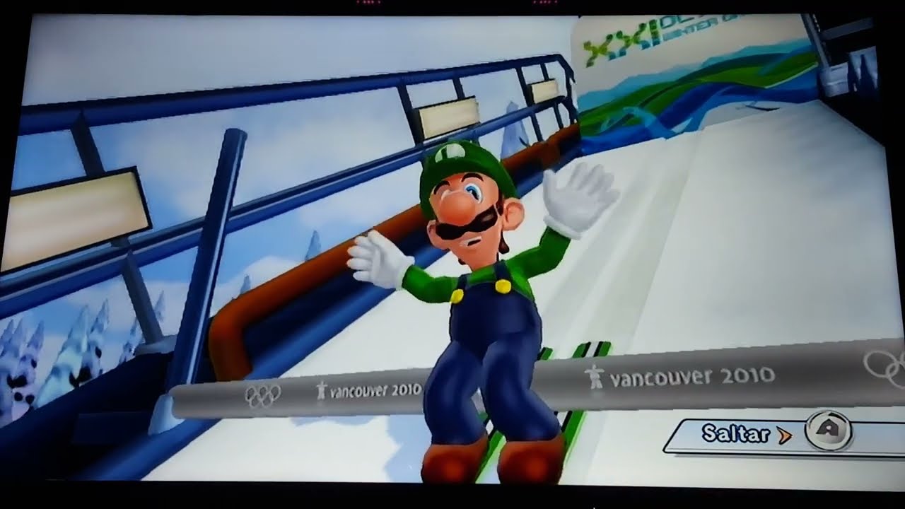 M&S at the Olympic Winter Games Individual Large hill #7 (Luigi Vs Tails Vs Silver) + Bowser Fails