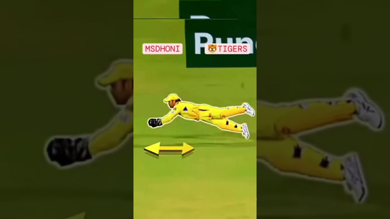 Ms Dhoni tiger jump catch 🥵🥵🔥🔥💪💪🐅🐅#trendingvideo #cricketshorts #msdhoni