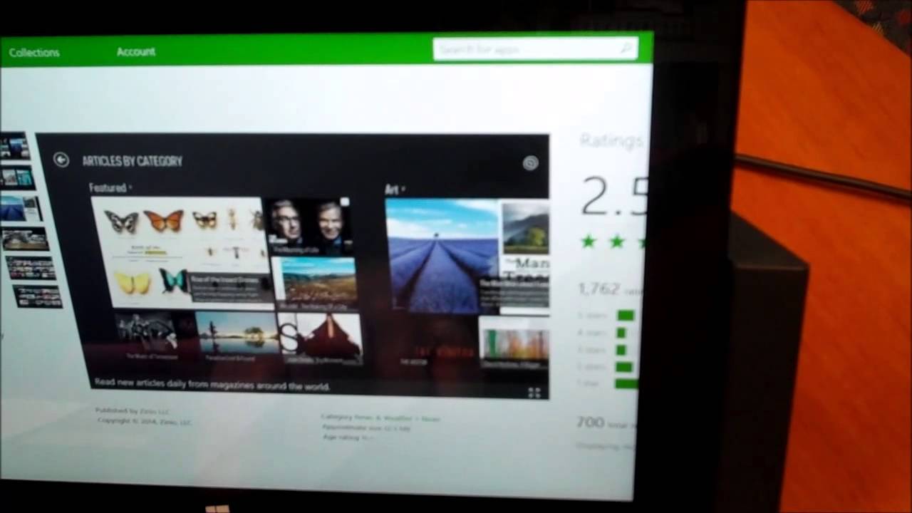 MS Surface Zinio