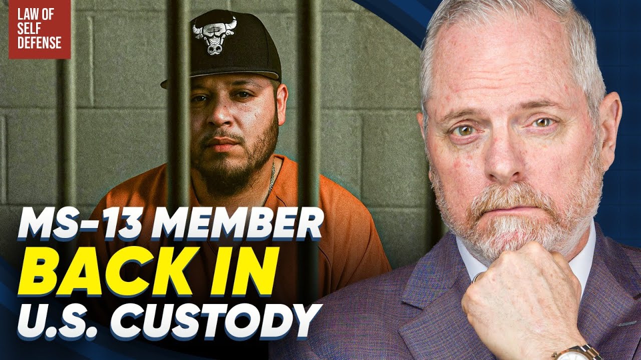 MS-13 Gang Member Kilmar Abrego Garcia BACK in U.S. Custody