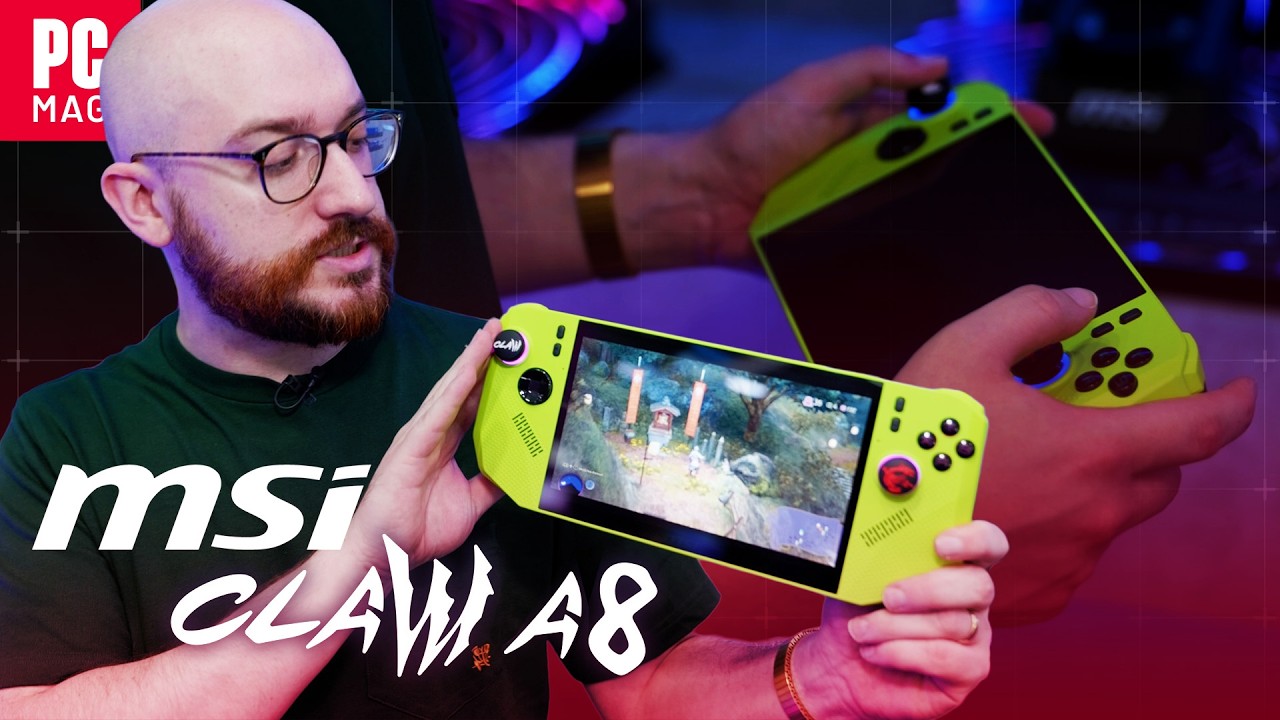MSI Claw A8 Hands On: New Ryzen Z2 Extreme-Based Gaming Handheld
