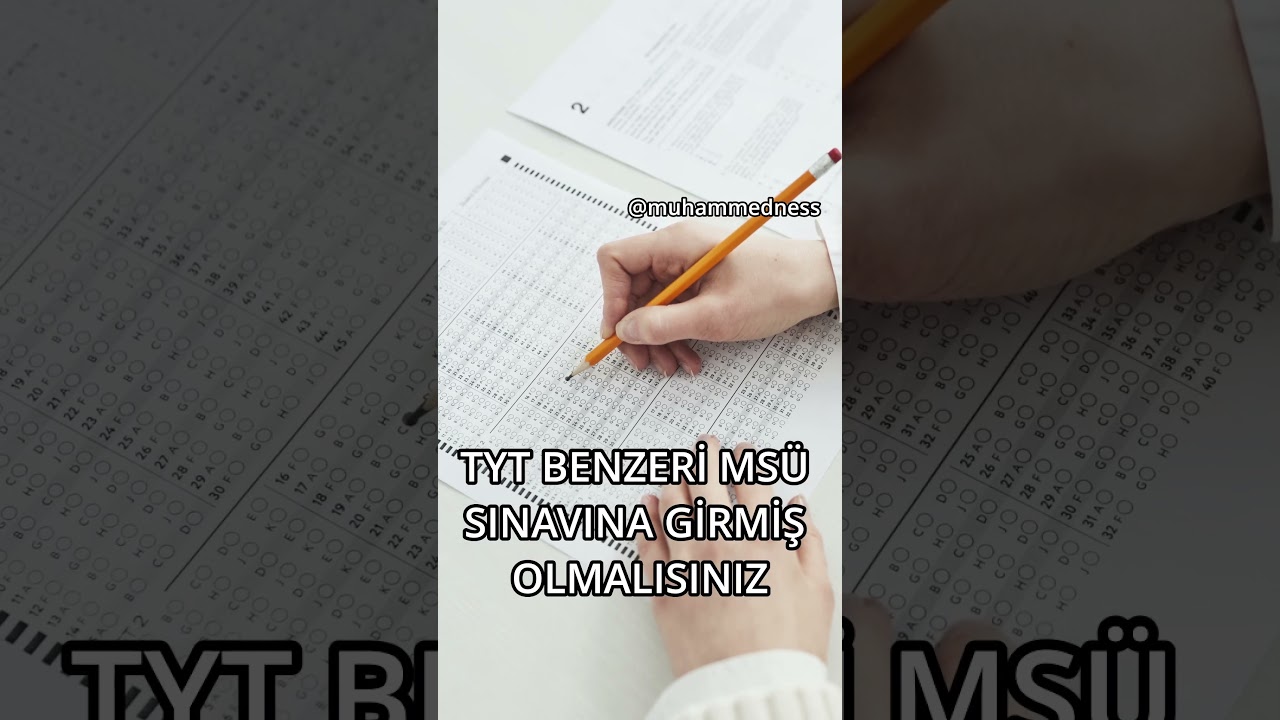 MSÜ'YE GİRMEK #millisavunmaüniversitesi #msü #yks #tyt #ayt #üniversite #shorts
