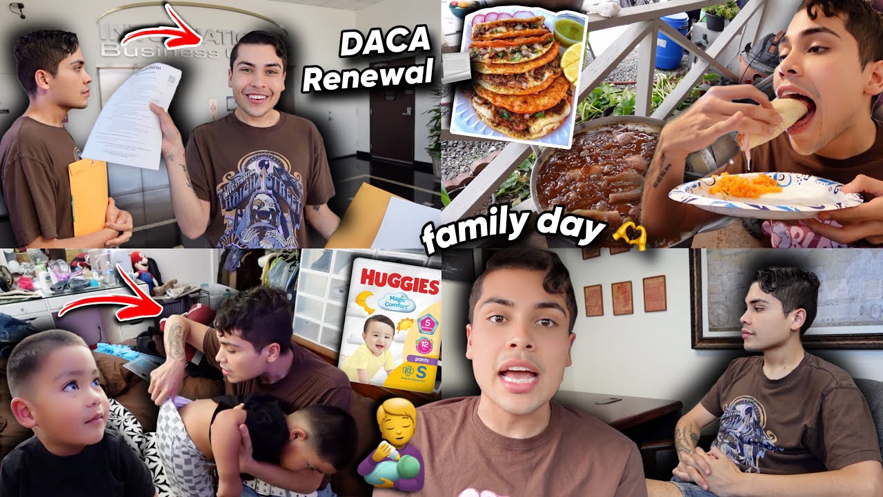 Much needed FAMILY DAY + DACA renewal vlog!