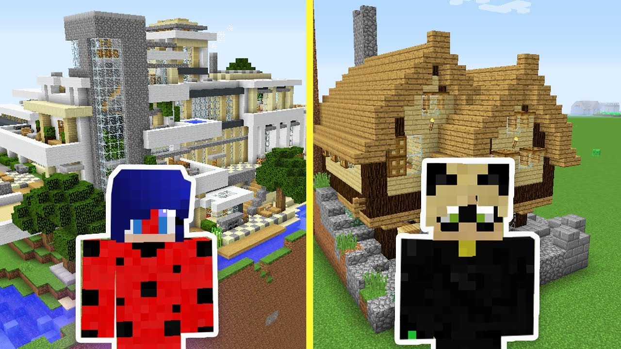 MUCİZE UĞUR BÖCEĞİ vs KARA KEDİ EVİ - Minecraft