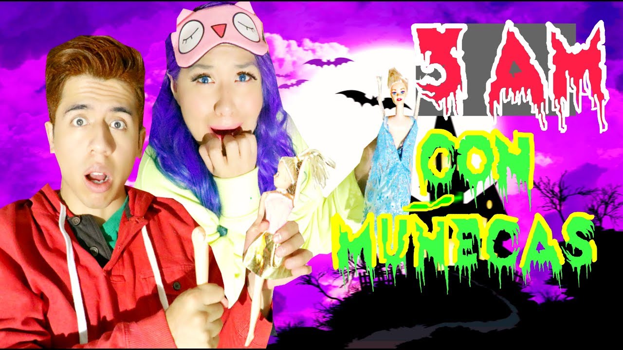 MUÑECAS Poseídas A LAS 3AM!! QUÉ MIEDO!! | Palomitas Flow