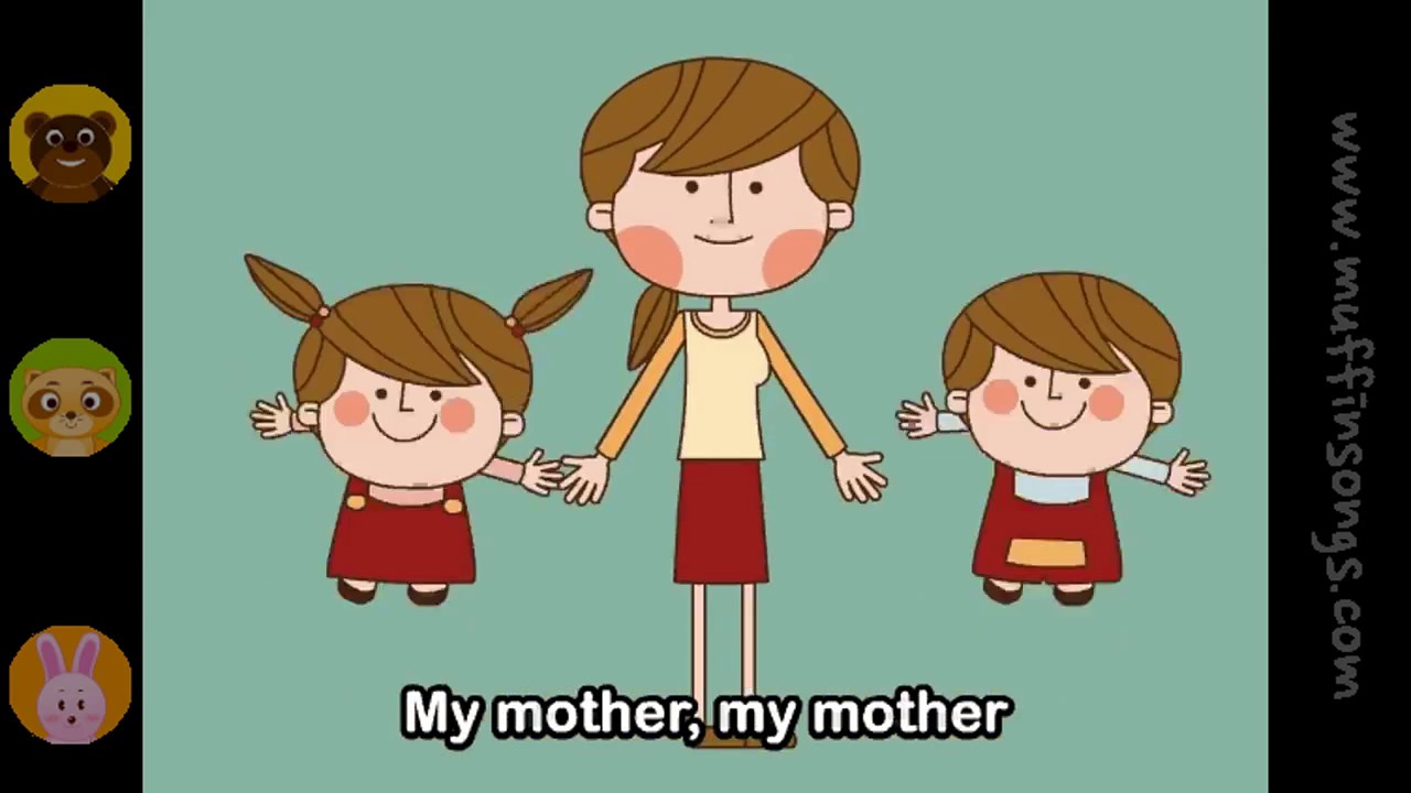 Muffin Songs   My Mother  nursery rhymes & children songs with lyrics  muffin songs